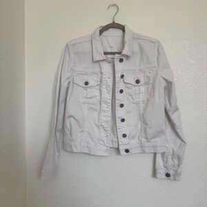 KUT from the Kloth White Classic Denim Trucker Jacket